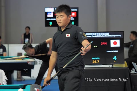 Taiki Tanaka from Japan　※Photo : On the hill !