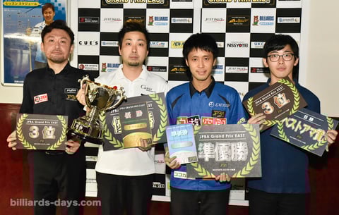 Naoyuki Oi (l2) won 2018 JPBA Grand Prix East stop#3.