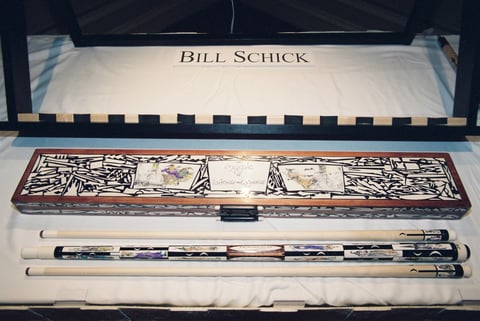 ビル・シックのケースはインレイの端材をリサイクル