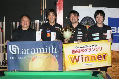 Hiroshi Takenaka (r2) won 2018 JPBA Grand Prix West stop#1 in Aichi.