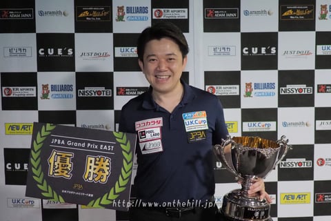 2019 GPE-8覇者の羅立文。今回の予選1組第1シード選手