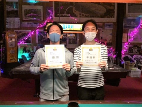 B級ファイナリスト。左：優勝・渡邉凌　右：準優勝・辻田穣　画像提供：JAPA