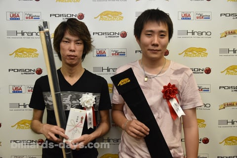 小川徳郎（右）、優勝！