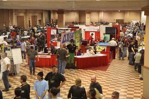 2010年の展示ブースエリア