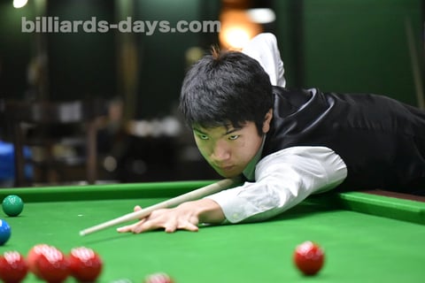 Keishin Kamihashi won 2018 Snooker Japan Open　※写真は2017 Japan Openにて