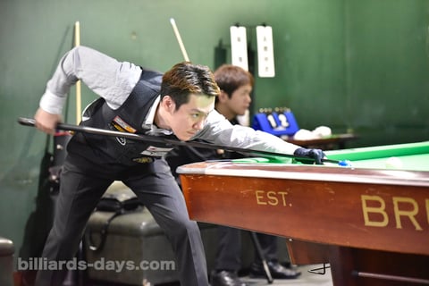 原口俊行プロ。2018ジャパンオープンにて