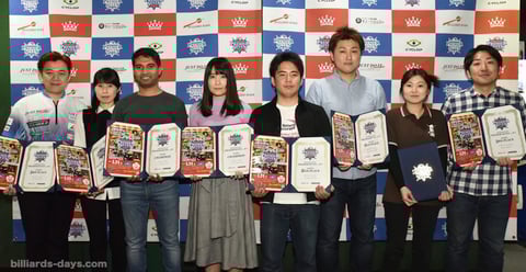 ダブルス上位4ペア