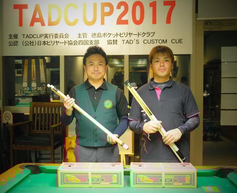 右：優勝の藤田選手