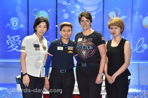 昨年の上位4名。2016 Top 4 players of Amway Cup