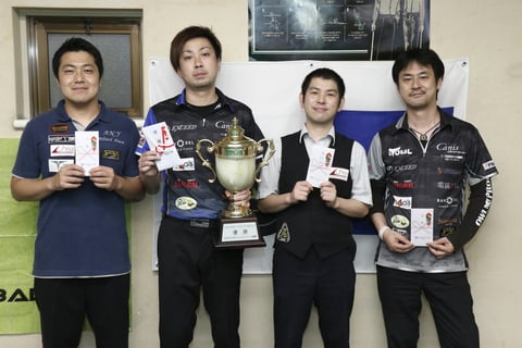 Naoyuki Oi (l2) won 2017 JPBA Grand Prix West stop#2