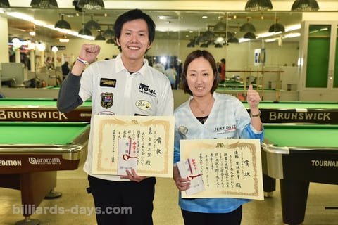 Masato Yoshioka & Miyuki Kuribayashi won 2019 Kansai Open