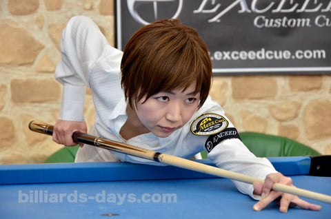 Emi Aoki with New Exceed.   photo courtesy of MECCA