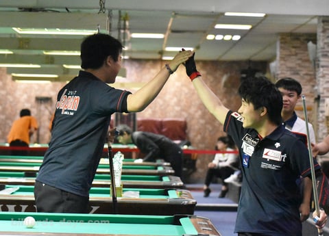 Team Japan won Junior 9-ball doubles.