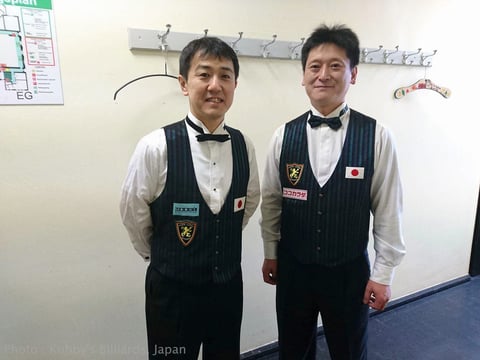 Team Japan. World Championship Nat. Teams 3-C 2016　Photo : Kobby's Billiards, Japan