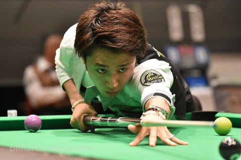 Hayato Hijikata goes to Stage 2 of 2016 World Pool Championship　※2016ジャパンオープンで撮影