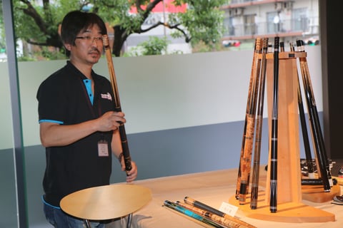 プレゼンする早川氏(早川工房)