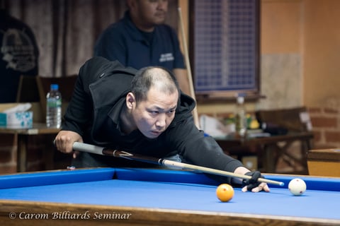 Runner-up : Takao Miyashita Photo : Carom Seminar