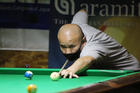 Masat Asano, the winner of 2021 JPBA Grand Prix West stop #1.