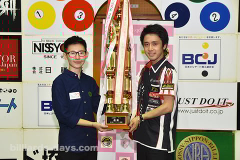 2016年チャンピオン。王婉菱（台湾）&土方隼斗 