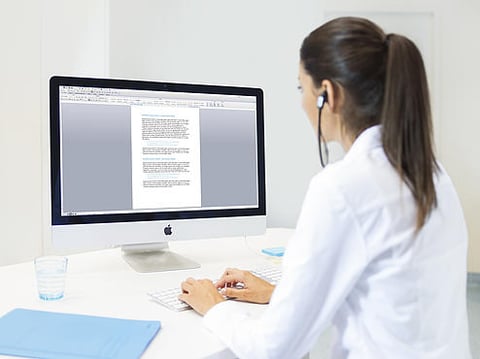 Koptelefoon voor backoffice transcriberen