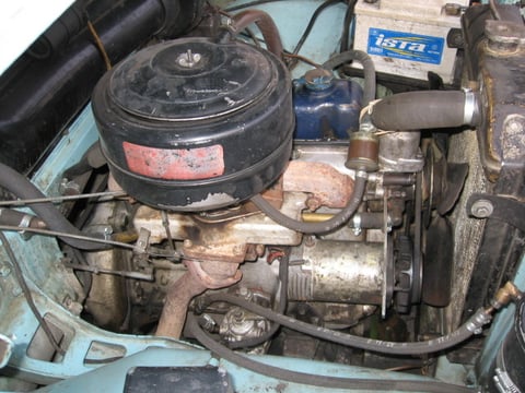 Motor Ansicht rechts