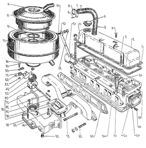 Bild Nr 004 aus Ersatzteilkatalog Zylinderkopf