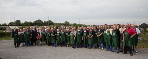 Les jardiniers locaux des jardins ouvriers  de la « Porte de Lille » par Denis Paillard
