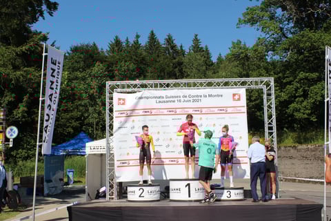 Marlen Reusser (RV Ersigen) 1. Rang und Fabienne Buri (RV Ersigen) 3. Rang Frauen Elite