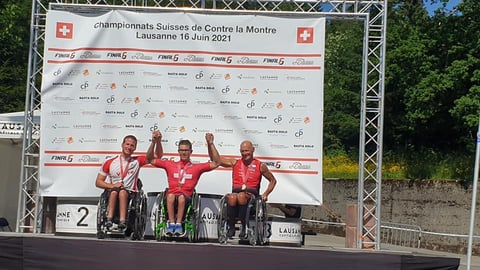 Fabian Recher (Spiez) - 1. Rang Paracycling Handbike