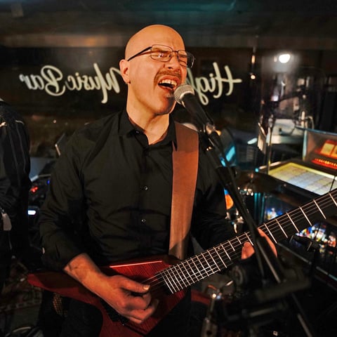 Adrian Heid am Konzert im Highspeed Binningen