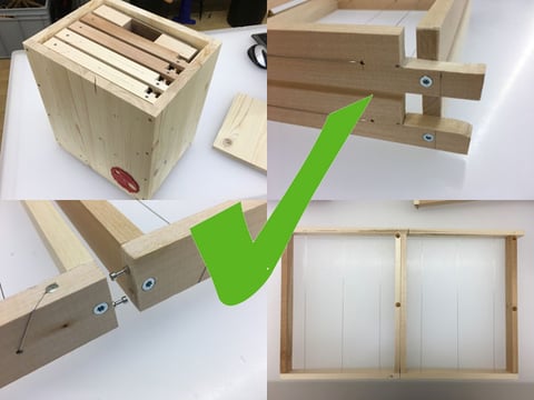 Begattungsbox mit Steckrähmchen