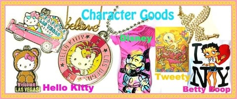 キャラクター　Hello Kitty・Disney　他