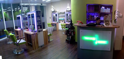 arbeitsplätze und rezeption im panorama