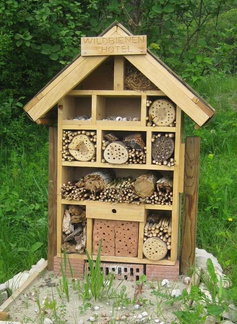 Wildbienen-Hotel