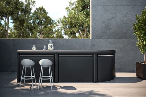 Mowee CLASSE Straight bar Outdoor fueniture puntod
