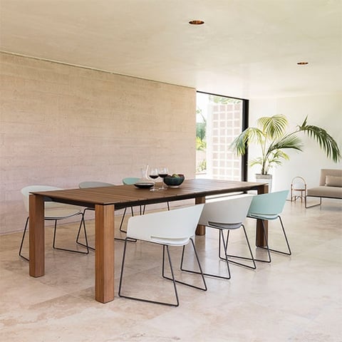 Andreu World WIND Dining Table Outdoor furniture puntod