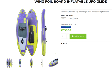 Midlenght Gonflable REPTILE UFO GLIDE