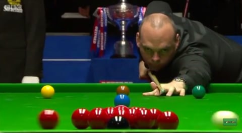 昨年の世界スヌーカー選手権覇者・S・ビンガム