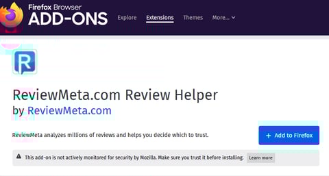 Addons - ReviewMeta