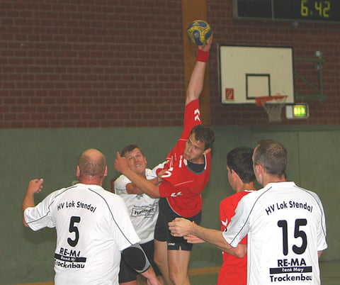 v.l.:Frank Ziekau, Stefan Leinung, Sascha Bernert Gideon Goetze und Gerald Waldow