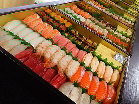 港区　寿司　出前　デリバリー