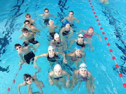 Die Gruppe im Bad...