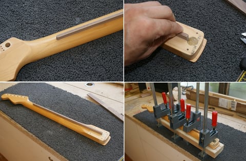 Jetzt folgt der Nussstreifen.