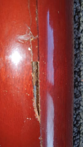 Der durchgedrückte Halsstab.