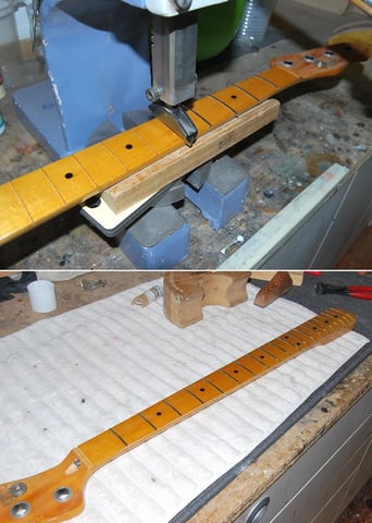 Anschließend wird die Bundierung gemacht.