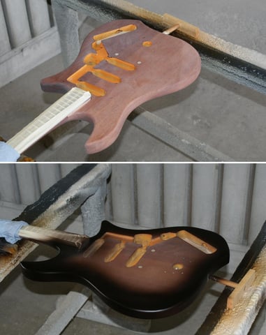 ... das Burst aufgetragen wird.