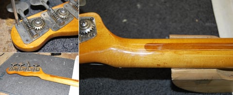 Komplettieren des Halses.