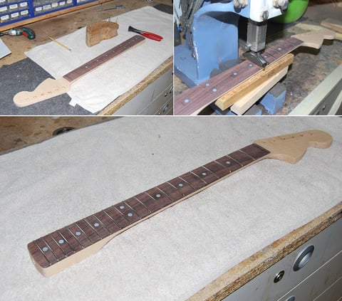 Fertig zum Bundieren. 