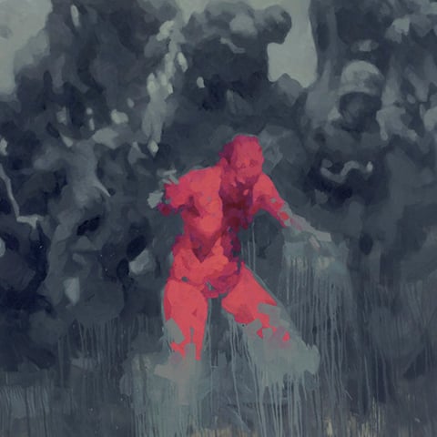 adam bota, "wehrmachtmädchen", 2012, 200 x 180, öl auf leinwand – galerie erlas