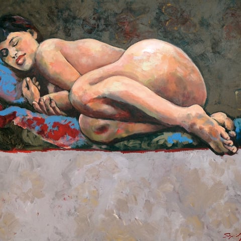 sigrid hutter, "heimliche königin", 2014, 80 x 100 cm – galerie erlas